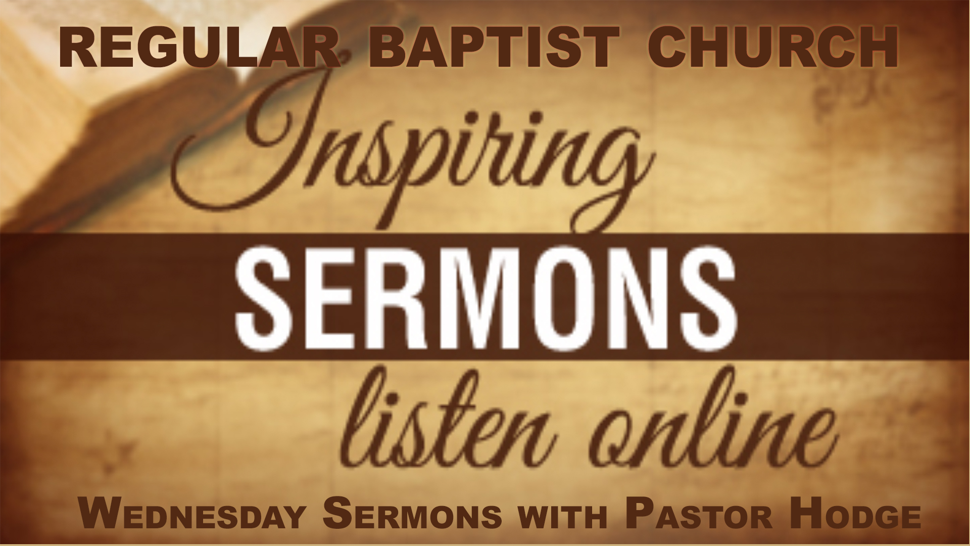 Inspirational Sermons with Pastor Hodge